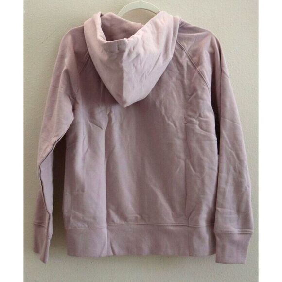 GAP 255045 Women's Sz Small Pale Purple Plum Logo Full Zip Fleece Lined Hoodie - Picture 2 of 8